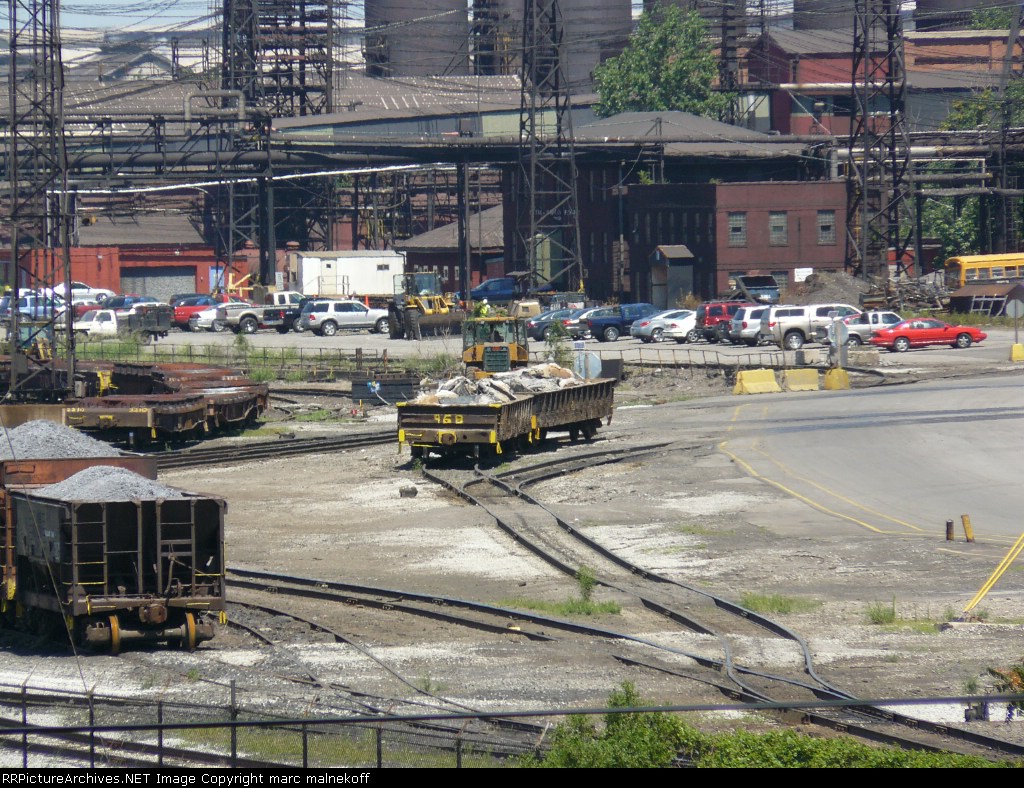 Another view of the assorted rolling stock